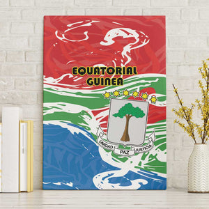 Equatorial Guinea Canvas Wall Art Happy Independence Day - African Pride