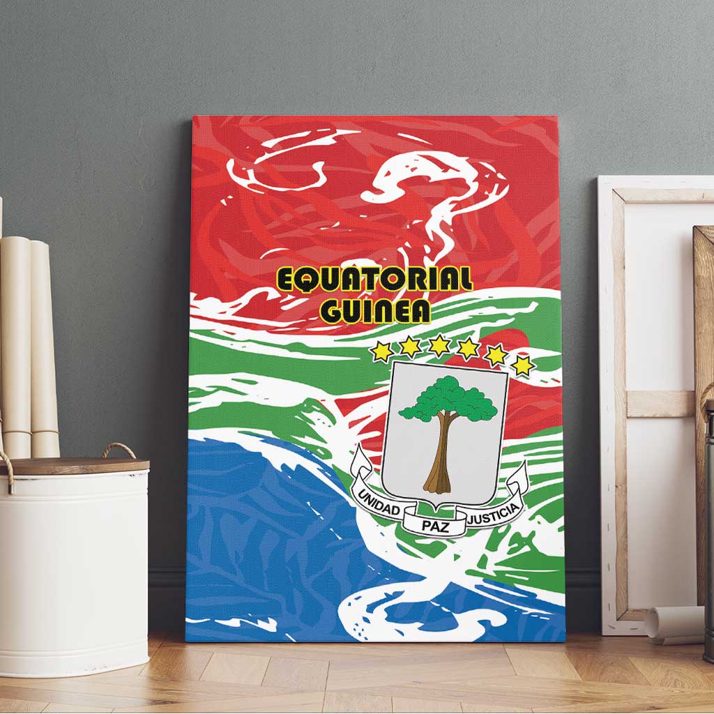 Equatorial Guinea Canvas Wall Art Happy Independence Day - African Pride