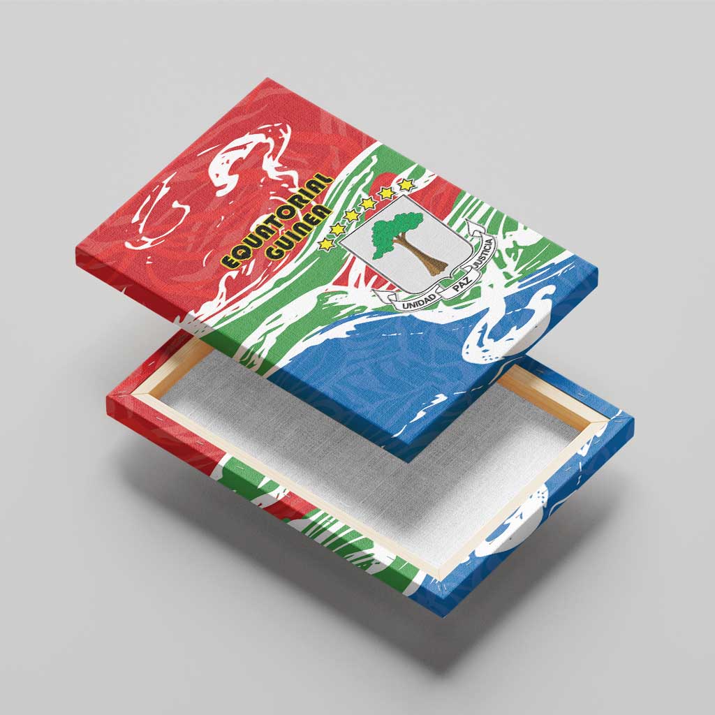 Equatorial Guinea Canvas Wall Art Happy Independence Day - African Pride