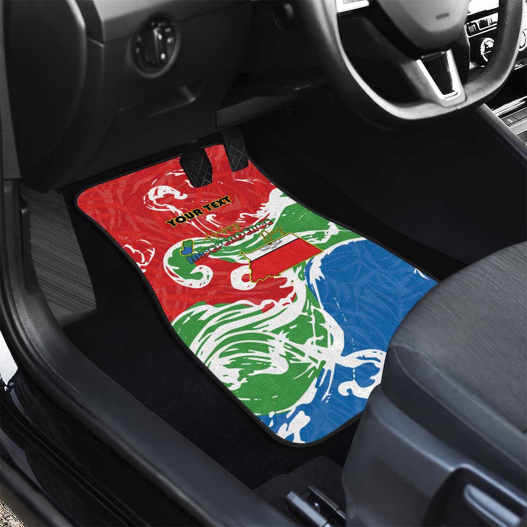 Equatorial Guinea Car Mats Happy Independence Day - African Pride