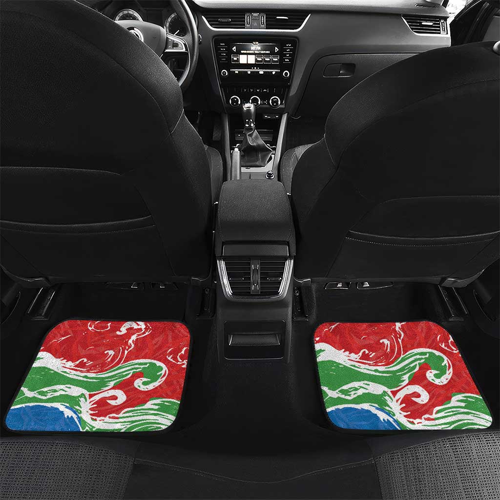 Equatorial Guinea Car Mats Happy Independence Day - African Pride