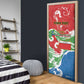 Personalized Equatorial Guinea Independence Day Door Cover Coat Of Arms With Map
