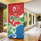 Personalized Equatorial Guinea Independence Day Door Cover Coat Of Arms With Map
