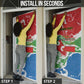 Personalized Equatorial Guinea Independence Day Door Cover Coat Of Arms With Map