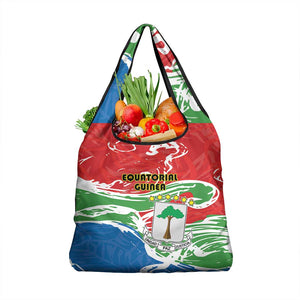 Equatorial Guinea Grocery Bag Happy Independence Day - African Pride
