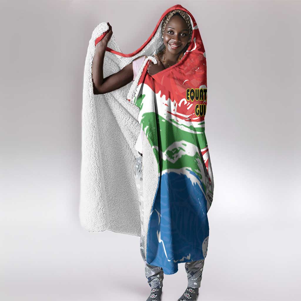 Equatorial Guinea Hooded Blanket Happy Independence Day - African Pride