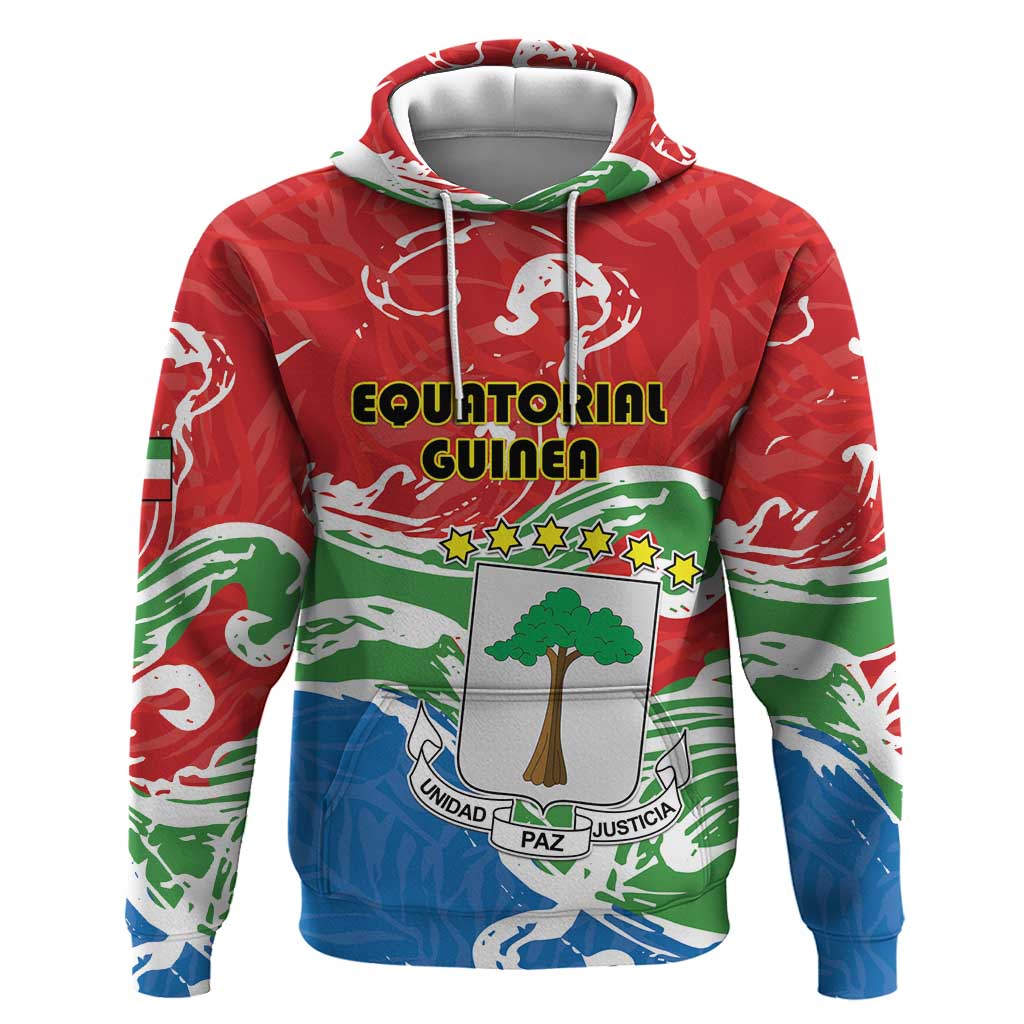 Equatorial Guinea Personalized Hoodie Happy Independence Day - African Pride