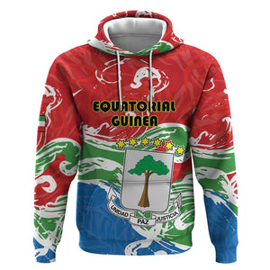 Equatorial Guinea Personalized Hoodie Happy Independence Day - African Pride