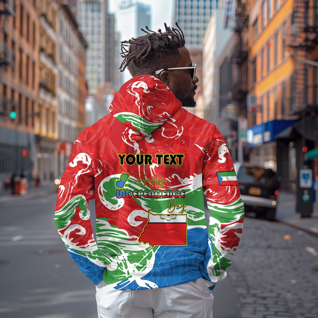 Equatorial Guinea Personalized Hoodie Happy Independence Day - African Pride