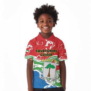 Equatorial Guinea Personalized Kid Polo Shirt Happy Independence Day - African Pride