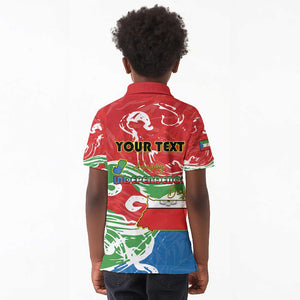 Equatorial Guinea Personalized Kid Polo Shirt Happy Independence Day - African Pride