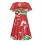 Equatorial Guinea Personalized Kid Short Sleeve Dress Happy Independence Day - African Pride