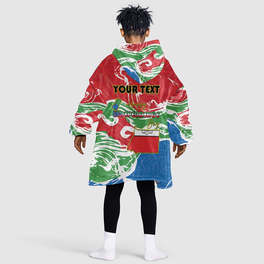 Equatorial Guinea Personalized Kid Wearable Blanket Hoodie Happy Independence Day - African Pride