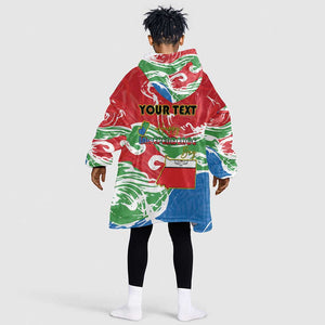 Equatorial Guinea Personalized Kid Wearable Blanket Hoodie Happy Independence Day - African Pride