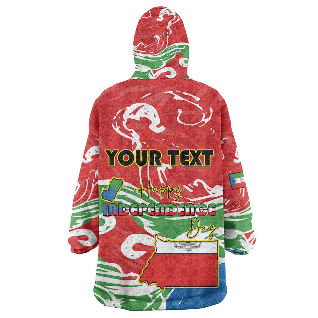 Equatorial Guinea Personalized Kid Wearable Blanket Hoodie Happy Independence Day - African Pride