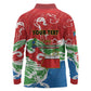Equatorial Guinea Personalized Long Sleeve Polo Shirt Happy Independence Day - African Pride