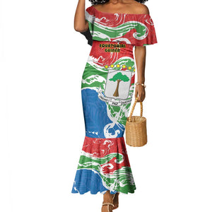 Equatorial Guinea Personalized Mermaid Dress Happy Independence Day - African Pride