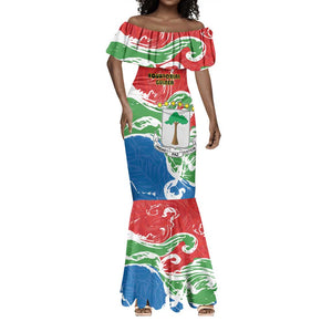 Equatorial Guinea Personalized Mermaid Dress Happy Independence Day - African Pride
