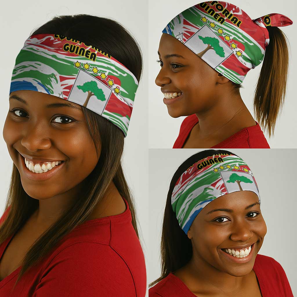 Equatorial Guinea Neck Gaiter Happy Independence Day - African Pride