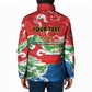 Personalized Equatorial Guinea Independence Day Padded Jacket Coat Of Arms With Map