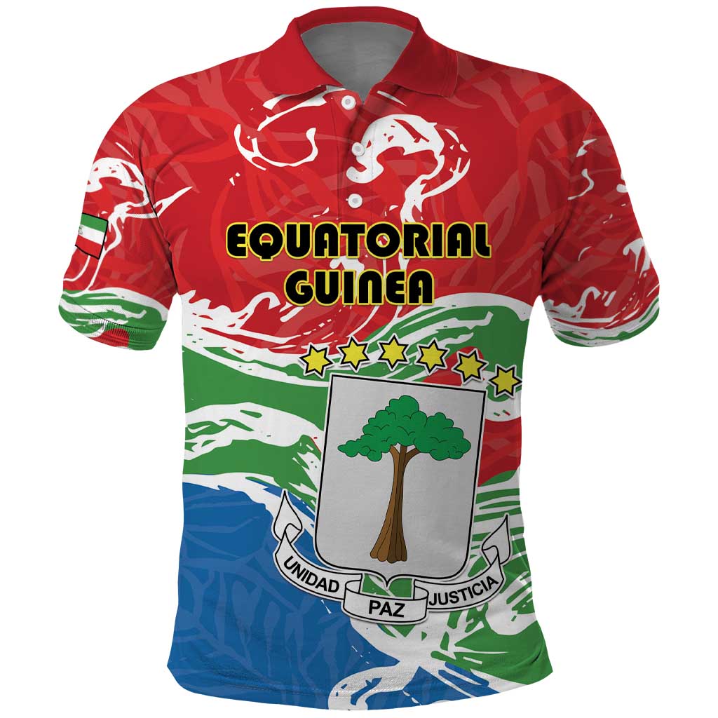 Equatorial Guinea Personalized Polo Shirt Happy Independence Day - African Pride