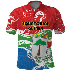 Equatorial Guinea Personalized Polo Shirt Happy Independence Day - African Pride