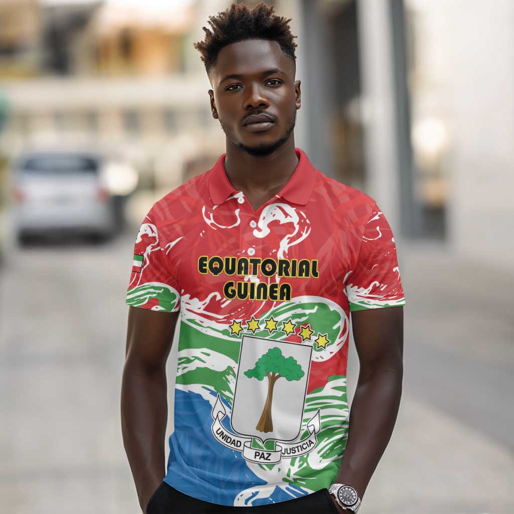 Equatorial Guinea Personalized Polo Shirt Happy Independence Day - African Pride