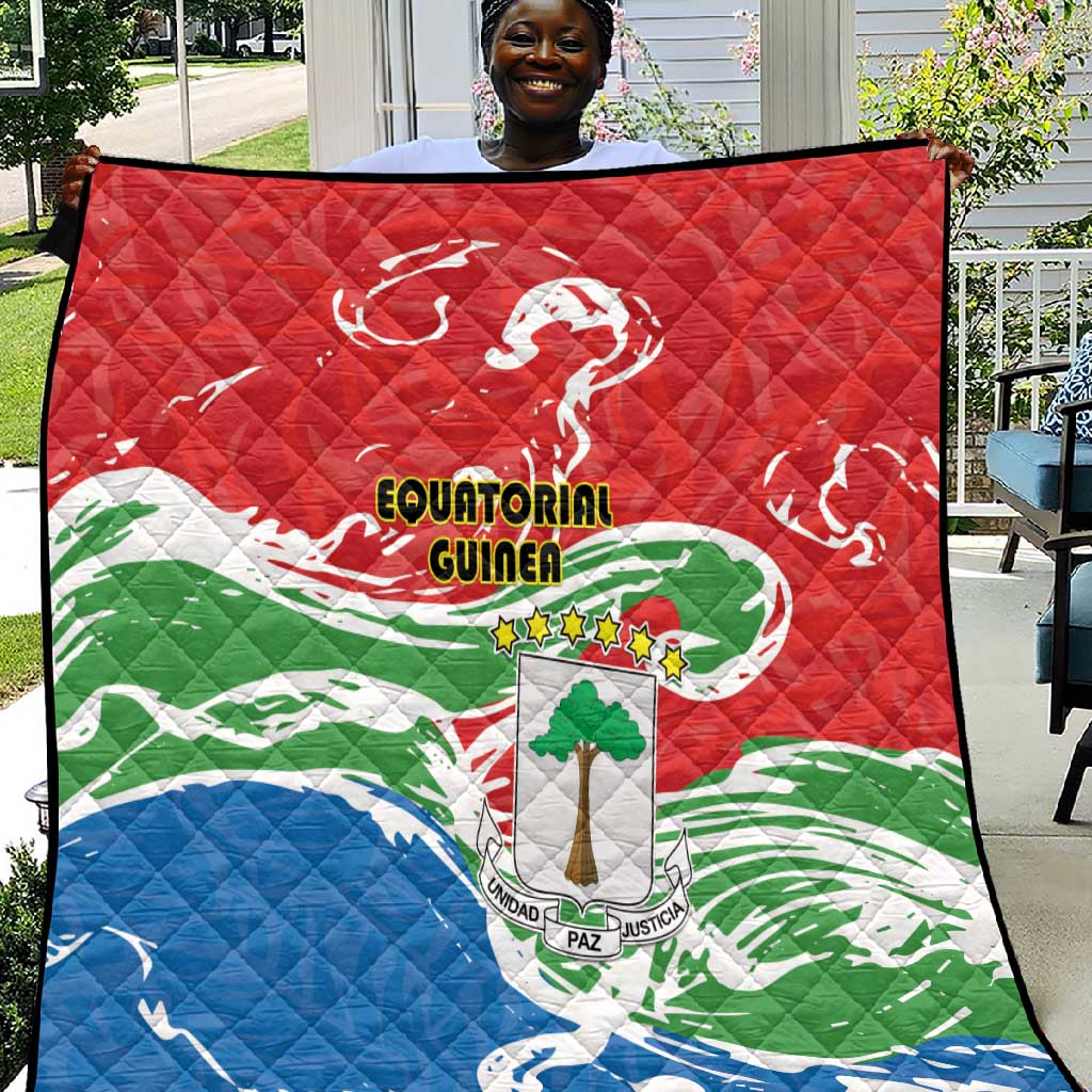 Equatorial Guinea Quilt Happy Independence Day - African Pride