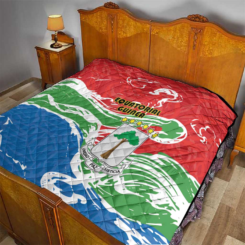 Equatorial Guinea Quilt Happy Independence Day - African Pride