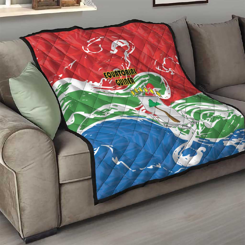 Equatorial Guinea Quilt Happy Independence Day - African Pride