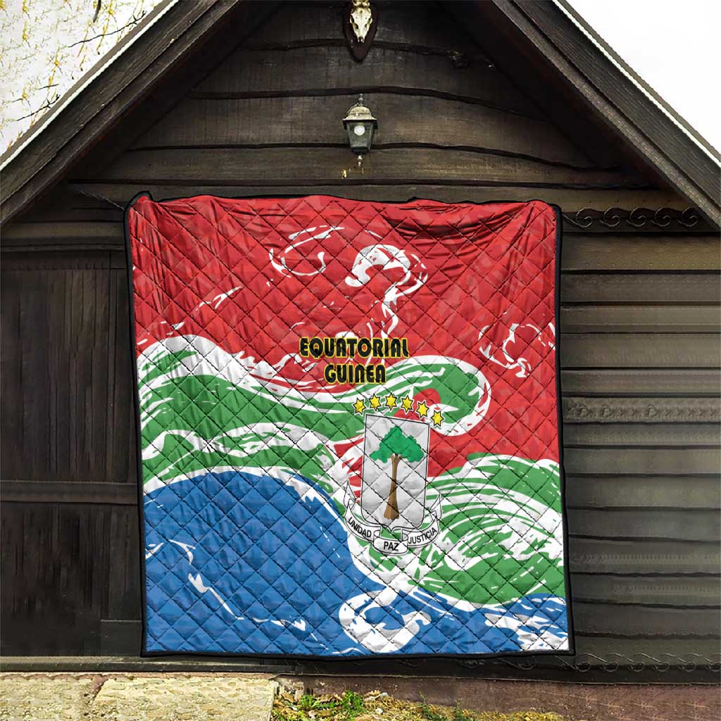 Equatorial Guinea Quilt Happy Independence Day - African Pride