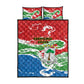 Equatorial Guinea Quilt Bed Set Happy Independence Day - African Pride