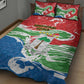Equatorial Guinea Quilt Bed Set Happy Independence Day - African Pride