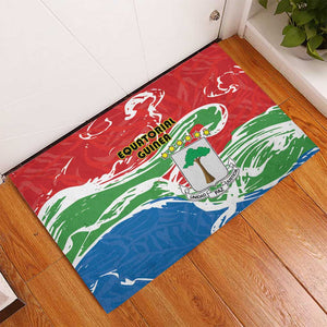 Equatorial Guinea Rubber Doormat Happy Independence Day - African Pride