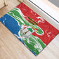 Equatorial Guinea Rubber Doormat Happy Independence Day - African Pride