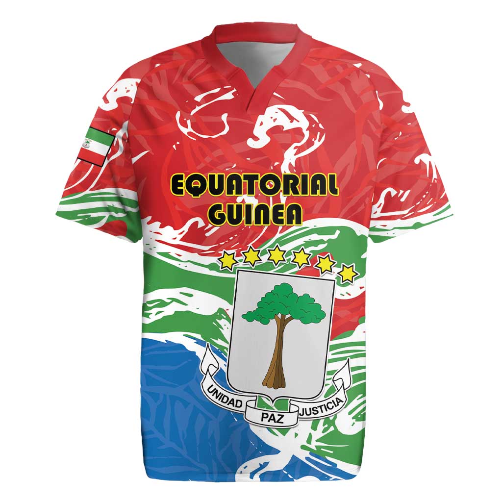 Equatorial Guinea Personalized Rugby Jersey Happy Independence Day - African Pride