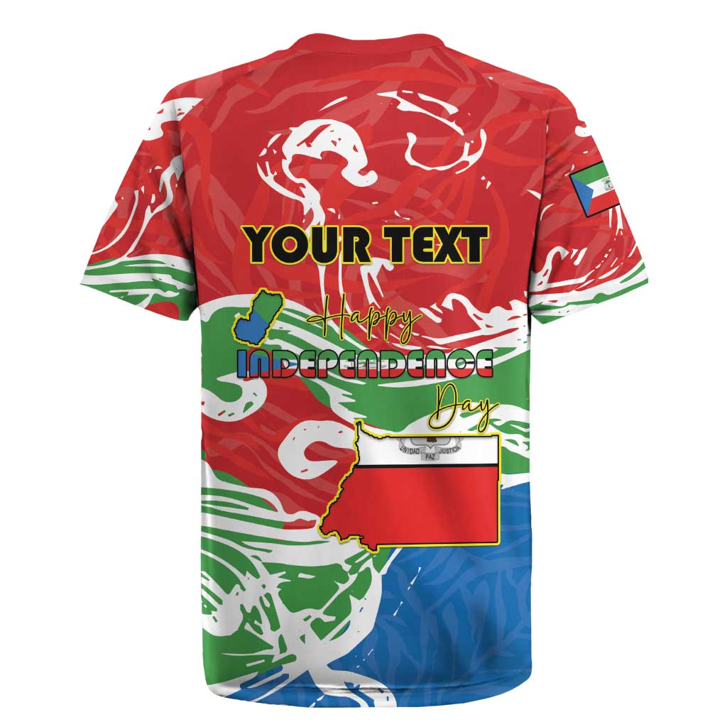 Equatorial Guinea Personalized Rugby Jersey Happy Independence Day - African Pride