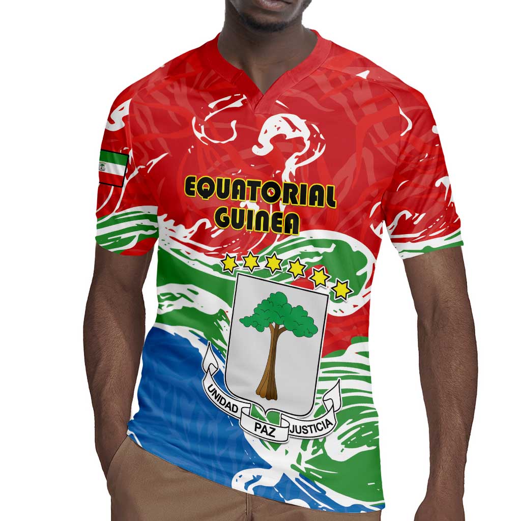Equatorial Guinea Personalized Rugby Jersey Happy Independence Day - African Pride