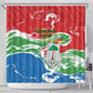 Equatorial Guinea Shower Curtain Happy Independence Day - African Pride
