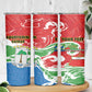 Equatorial Guinea Personalized Skinny Tumbler Happy Independence Day - African Pride