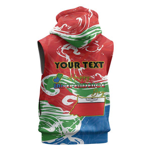 Equatorial Guinea Personalized Sleeveless Hoodie Happy Independence Day - African Pride