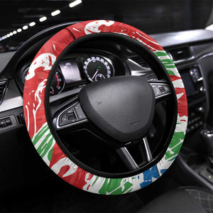 Equatorial Guinea Steering Wheel Cover Happy Independence Day - African Pride