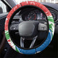 Equatorial Guinea Steering Wheel Cover Happy Independence Day - African Pride
