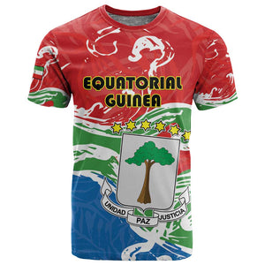 Equatorial Guinea Personalized T shirt Happy Independence Day - African Pride