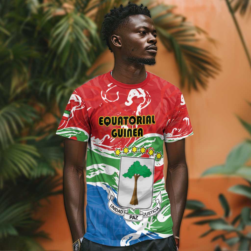 Equatorial Guinea Personalized T shirt Happy Independence Day - African Pride