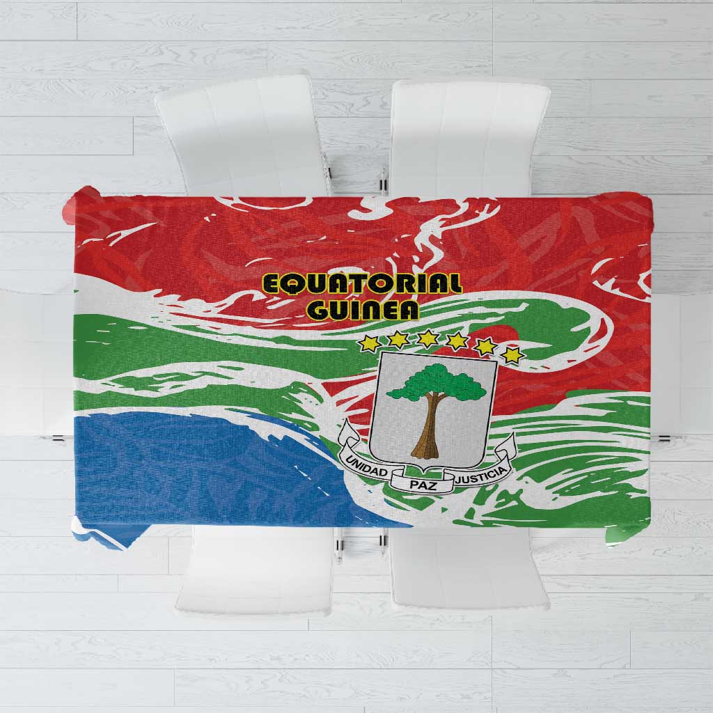 Equatorial Guinea Tablecloth Happy Independence Day - African Pride
