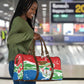 Equatorial Guinea Independence Day Travel Bag Coat Of Arms With Map