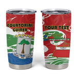 Equatorial Guinea Personalized Tumbler Cup Happy Independence Day - African Pride