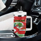 Equatorial Guinea Personalized Tumbler With Handle Happy Independence Day - African Pride