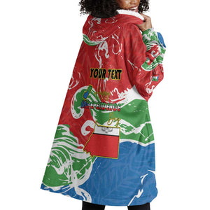 Equatorial Guinea Personalized Wearable Blanket Hoodie Happy Independence Day - African Pride